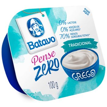 IOGURTE BATAVO GREGO PENSE ZERO TRADICIONAL 100G