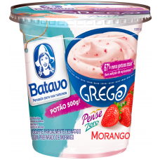IOGURTE BATAVO GREGO ZERO MORANGO 500 GR