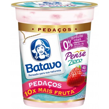 IOGURTE BATAVO PENSE ZERO MORANGO PEDACO 500G