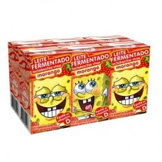 LEITE FERMENTADO BOB ESPONJA MORANGO 80G