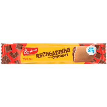 BISCOITO BAUDUCCO RECHEADINHO CHOCOLATE 104G