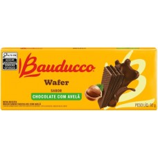 BISCOITO BAUDUCCO WAFER CHOCOLATE COM AVELA  92 GR