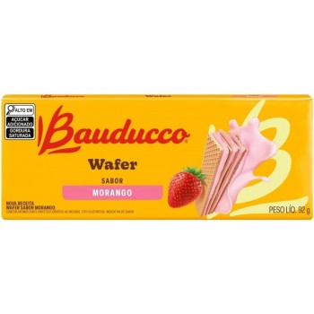 BISCOITO BAUDUCCO WAFER MORANGO 92 GR