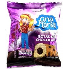 BOLINHO ANA MARIA GOTAS CHOCOLATE 70GR