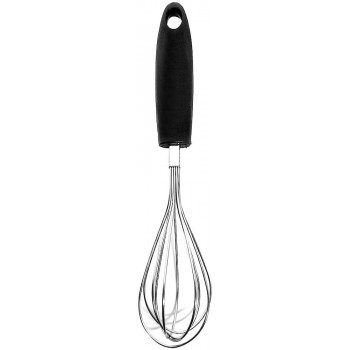 BATEDOR DE OVOS INOX PEQUENO PRETO TUUT UN