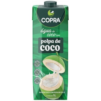 AGUA DE COCO COM POLPA COPRA 1L