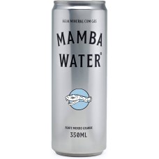 AGUA MINERAL MAMBA WATER C/ GÁS LATA 350ML