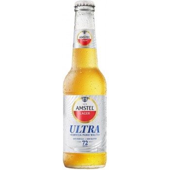 CERVEJA AMSTEL ULTRA SEM GLÚTEN LONG NECK 275ML