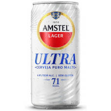CERVEJA AMSTEL ULTRA SEM GLÚTEN LATA 350ML CERVEJA AMSTEL ULTRA SEM GLÚTEN LATA 350ML