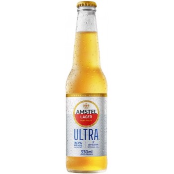 CERVEJA AMSTEL ULTRA SEM GLÚTEN LONG NECK 330ML