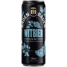 CERVEJA BADEN BADEN WITBIER COENTRO/LARANJA 350 ML