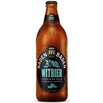 CERVEJA BADEN BADEN WITBIER COENTRO LARANJA 600 ML