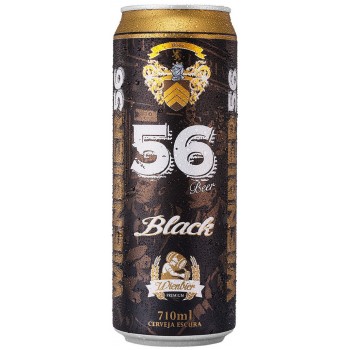 CERVEJA WIENBIER ESCURA BLACK 56 BEER 710ML