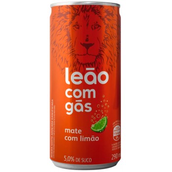 CHA LEAO MATE LIMAO COM GÁS 290ML