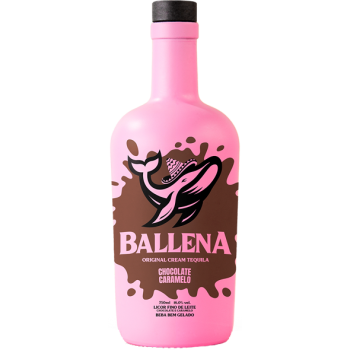 LICOR BALLENA CHOCOLATE E CARAMELO 750ML