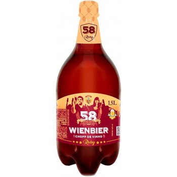 VINHO WIENBIER GASEIFICADO C/CERVEJA RUBY 58 1,5 L