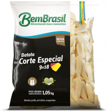 BATATA PRE FRITA BEM BRASIL CORTE ESPECIAL 1,05 KG