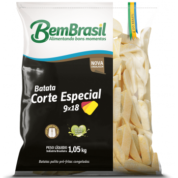 BATATA PRE FRITA BEM BRASIL CORTE ESPECIAL 1,05 KG