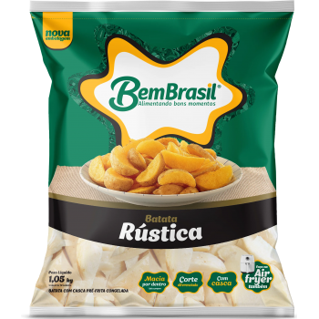 BATATA PRE FRITA BEM BRASIL RUSTICA 1,05 KG