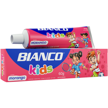 CREME DENTAL BIANCO KIDS MORANGO 60G