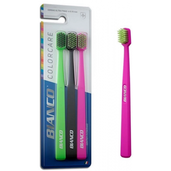 ESCOVA DENTAL BIANCO COLORCARE EXTRA MACIA C/ 3 UN
