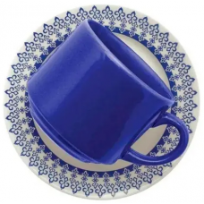 CONJUNTO XÍCARAS C/PIRES BIONA JARDIM GRECIA 12 PC