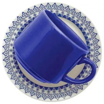 CONJUNTO XÍCARAS C/PIRES BIONA JARDIM GRECIA 12 PC