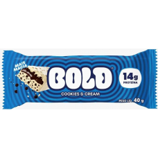 BARRA DE PROTEÍNA BOLD 14G PRO COOKIES CREAM 40G BARRA DE PROTEÍNA BOLD 14G PRO COOKIES CREAM 40G