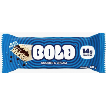 BARRA DE PROTEÍNA BOLD 14G PRO COOKIES CREAM 40G
