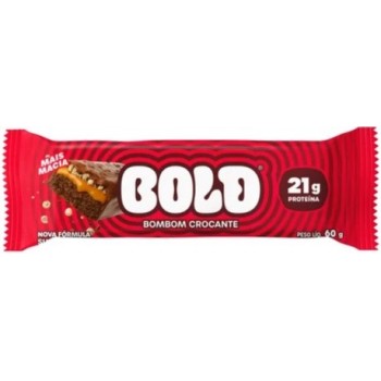 BARRA DE PROTEÍNA BOLD 21G PRO BOMBOM CROCANTE 60G
