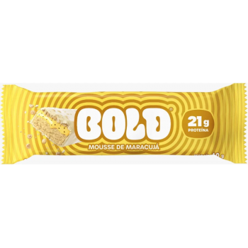 BARRA DE PROTEÍNA BOLD 21G PRO MOUSSE MARACUJA 60G