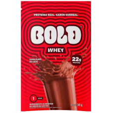 SUPLEMENTO BOLD WHEY 22G PRO CHOCOLATE LEITE 30G 