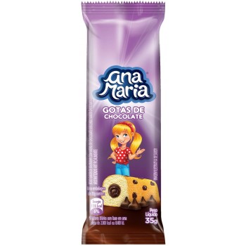 BOLINHO ANA MARIA GOTAS DE CHOCOLATE 35GR