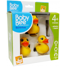 BRINQ. BICHINHOS BABY BEE PATINHO C/3