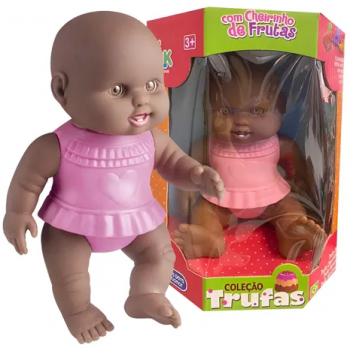 BRINQ. BONECA COLECAO TRUFAS CHOCOLATE MILK 20CM