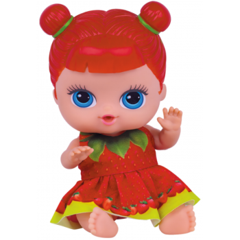 BRINQ. BONECA COLECAO FRUTINHAS MORANGO 23 CM 