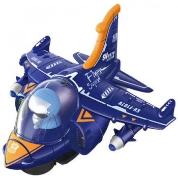 BRINQ. AVIAO BATE E VOLTA C/SOM E LUZ GRIPENN