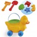 BRINQ. BEACH PLAY PATO USUAL 7 PCS 30CM