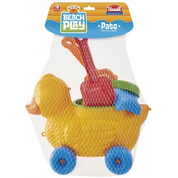 BRINQ. BEACH PLAY PATO USUAL 7 PCS 30CM