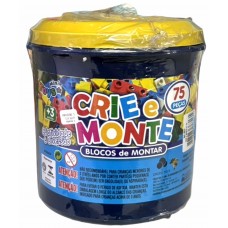 BRINQ. BLOCOS DE MONTAR TOYS 75PÇS 