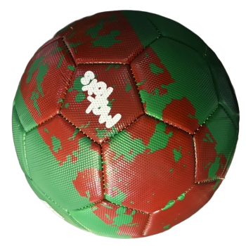 BRINQ. BOLA DE FUTEBOL COURO GRENA VERDE N5 TOYS