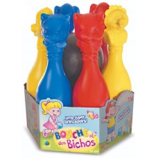 BRINQ. BOLICHE DOS BICHOS 7 PCS ALLIGRA 30 CM