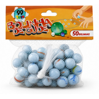 BRINQ. BOLINHAS DE GUDE KIT C/50 LEITOSA 