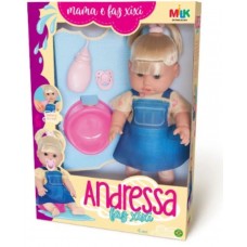 BRINQ. BONECA ANDRESSA MLK FAZ XIXI 43 CM BRINQ. BONECA ANDRESSA MLK FAZ XIXI 43 CM