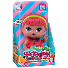 BRINQ. BONECA COLECAO FRUTINHAS MORANGO COM CHOCOL