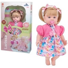 BRINQ. BONECA LARISSA C/CABELO C/74 FRASES 60CM 