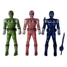 BRINQ. BONECO HEROI 10 CM C/3 PCS