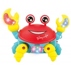BRINQ. CARANGUEJO C/SOM E LUZ 20 CM HOMEPLAY