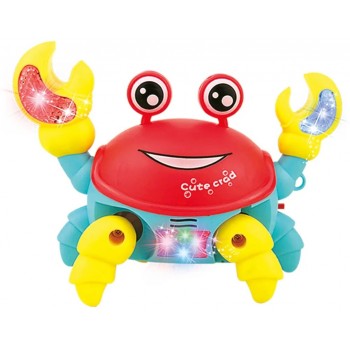 BRINQ. CARANGUEJO C/SOM E LUZ 20 CM HOMEPLAY