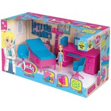 BRINQ. CLINICA DA JUDY COM BONECA TOYS 34CM